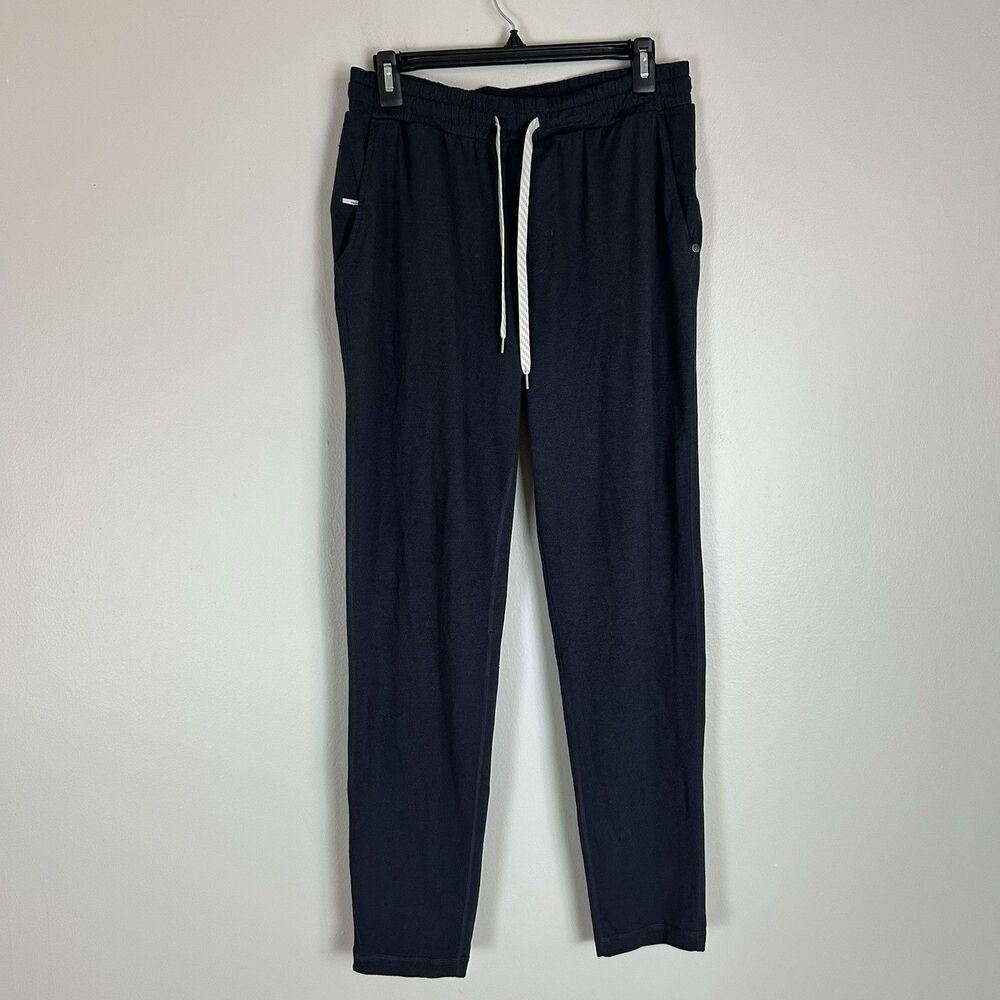 Vuori Ponto Performance Pant Charcoal Heather Men's Straight Leg Large Pants